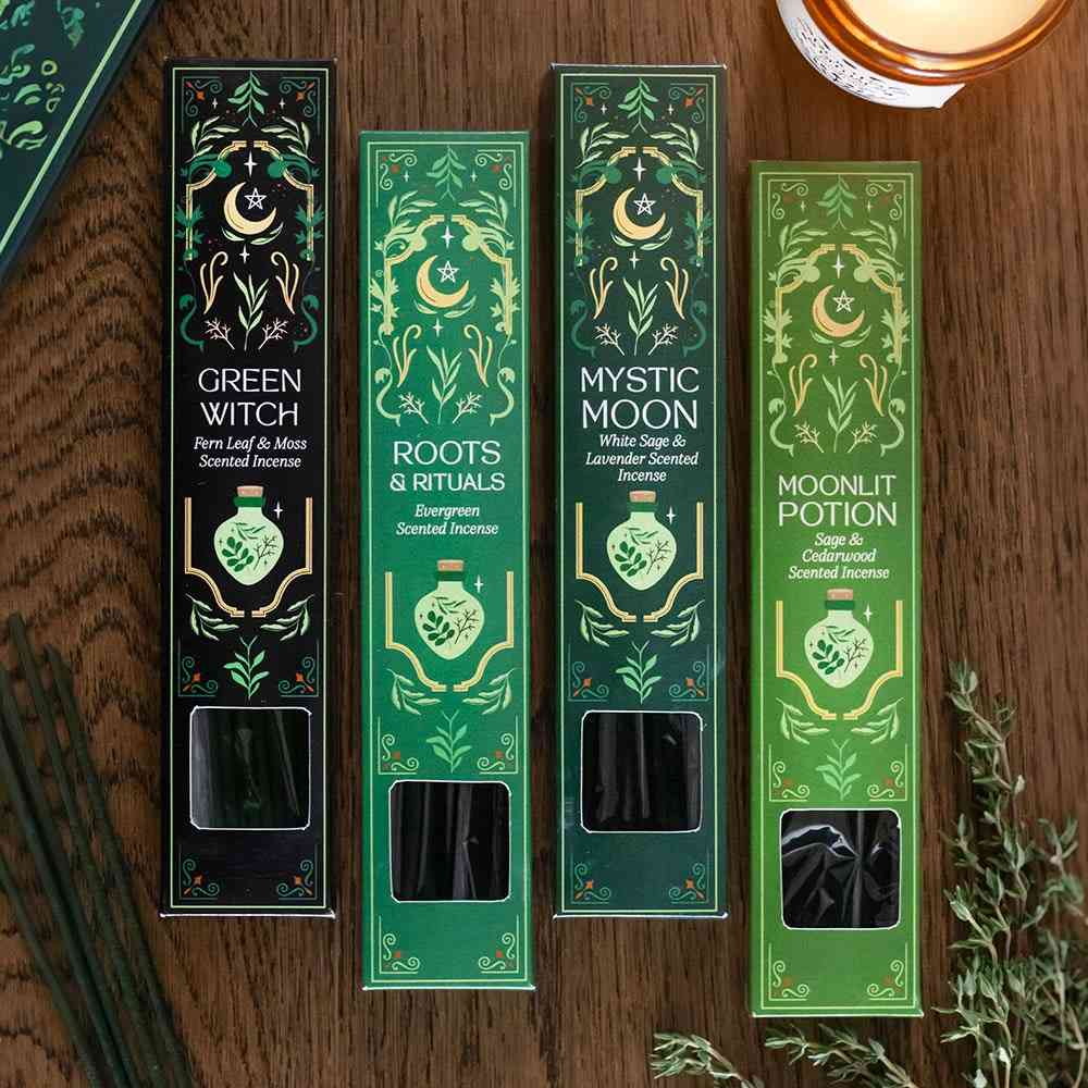 Something Different - Green Witch Incense Stick Gift Set Incense sticks - Green